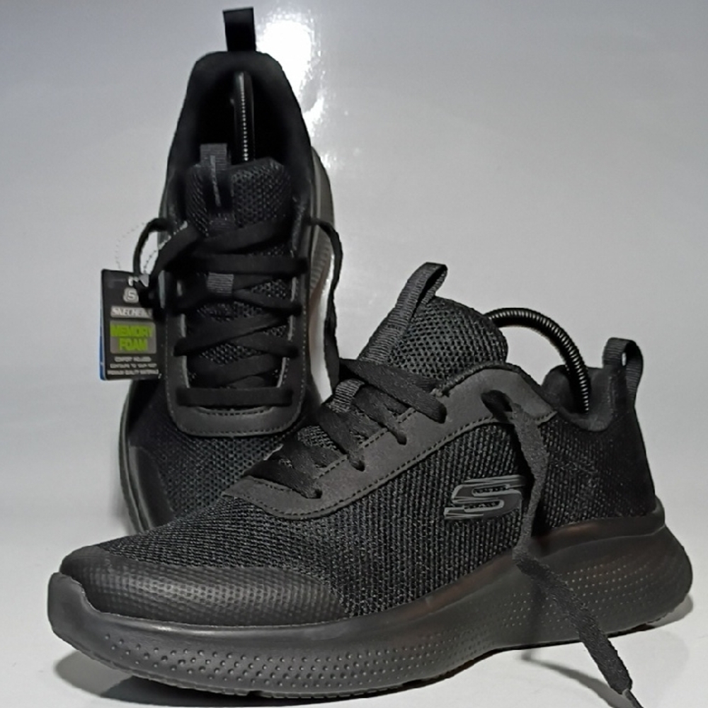Skechers Black Athletic Memory Foam Women's Sz 9 Machine Washable